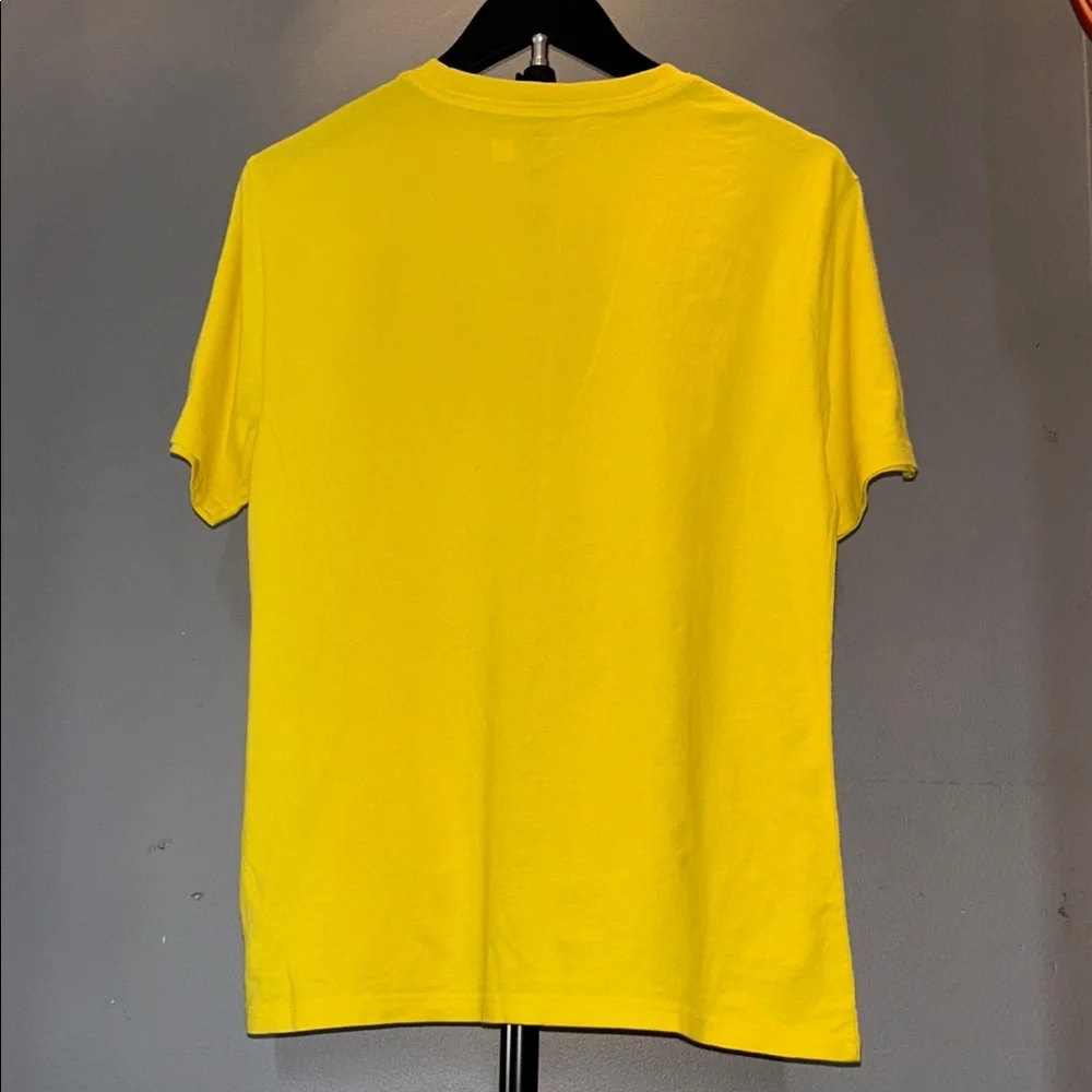 Ralph Lauren Kids Youth Yellow POLO Multicolor Logo Tee Size Large 14-16 Boys
